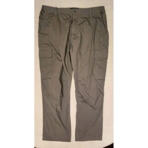 Lapg Mens Gray Flat Front Urban Tactical Cargo Pant Size 40 x 32